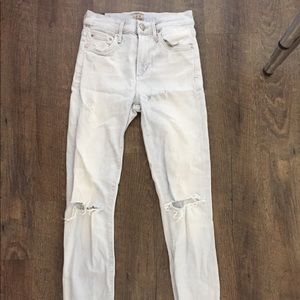 Rocket crop petite high rise skinny